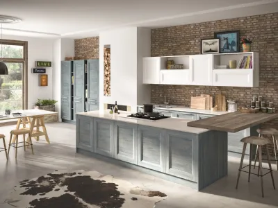 Cucine Classiche con penisola